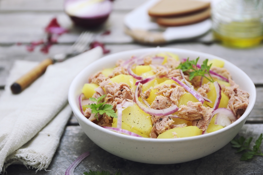 Photo de Salade de pommes de terre au thon